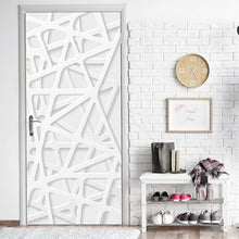 Load image into Gallery viewer, Retro Wooden Door Stickers PVC Waterproof Wallpaper For Doors Living Room Bedroom Home Decor Mural DIY Renovation Decal 90x200cm