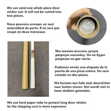 Load image into Gallery viewer, Retro Wooden Door Stickers PVC Waterproof Wallpaper For Doors Living Room Bedroom Home Decor Mural DIY Renovation Decal 90x200cm