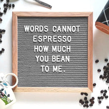 Load image into Gallery viewer, Hot Beautiful Felt Letter Board Wooden Frame Changeable mark Numbers Characters Message Boards for Home Office signs
