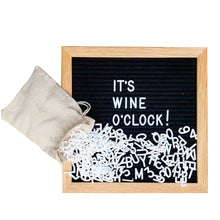Load image into Gallery viewer, Hot Beautiful Felt Letter Board Wooden Frame Changeable mark Numbers Characters Message Boards for Home Office signs
