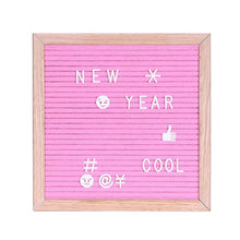 Load image into Gallery viewer, Hot Beautiful Felt Letter Board Wooden Frame Changeable mark Numbers Characters Message Boards for Home Office signs
